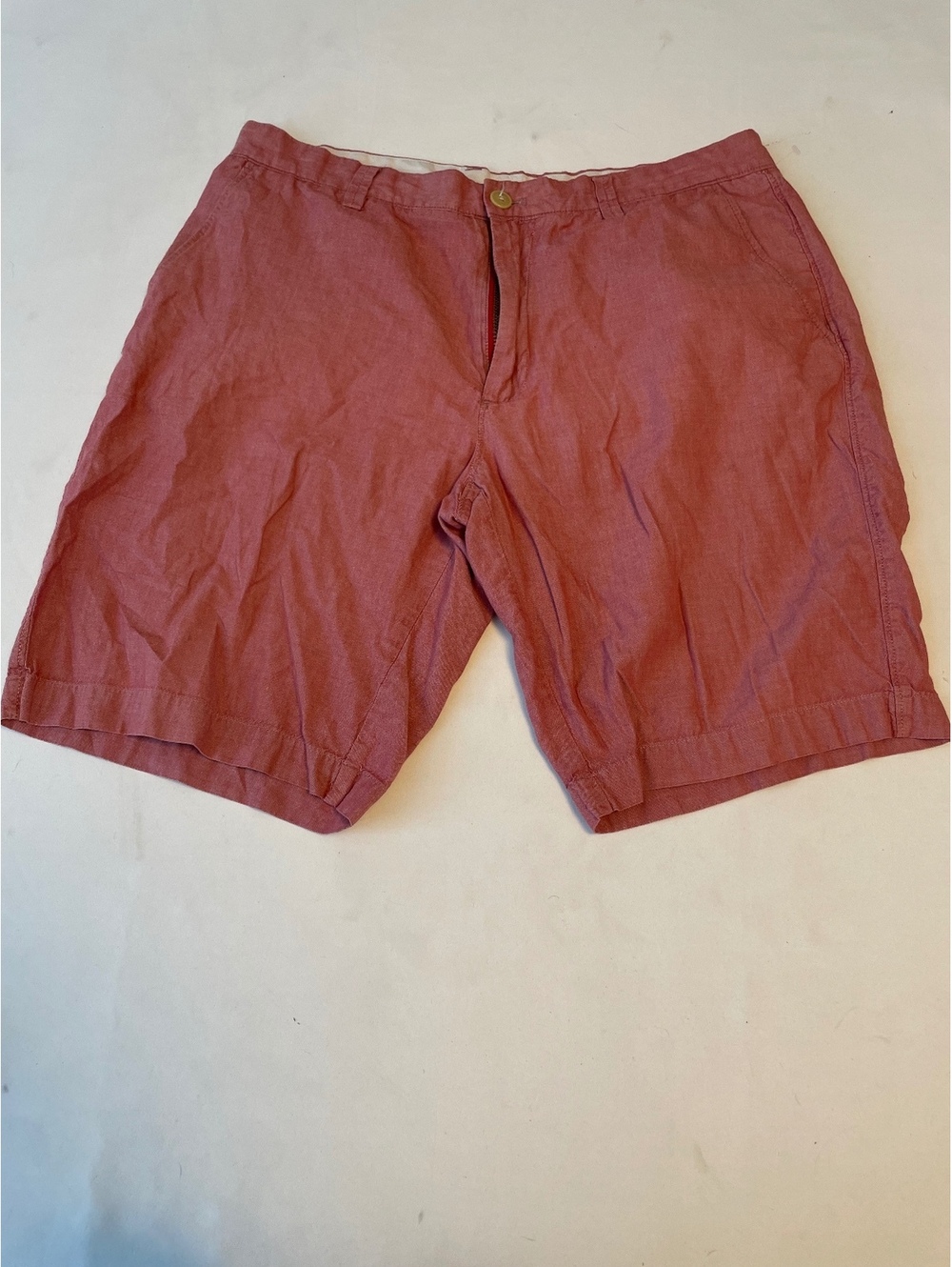 J.Crew Men's Red Cotton Chino Shorts Size 38